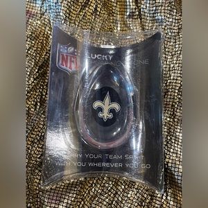 NFL NEW ORLEANS SAINTS LUCKY CHEERING STONE ⚜️🖤💛🏈
